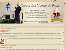 Tablet Screenshot of capelasaovicentedepaulo.blogspot.com