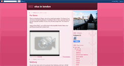 Desktop Screenshot of elsainlondon.blogspot.com