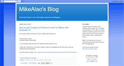 Desktop Screenshot of mikealao.blogspot.com