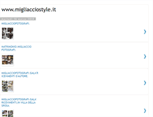Tablet Screenshot of migliacciowedding.blogspot.com