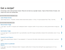 Tablet Screenshot of gotarecipe.blogspot.com