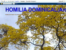 Tablet Screenshot of homiliadominical.blogspot.com