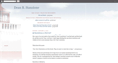 Desktop Screenshot of deanstanzione.blogspot.com