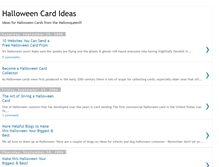 Tablet Screenshot of halloween-card-ideas.blogspot.com