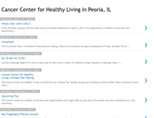 Tablet Screenshot of cancercenterforhealthyliving.blogspot.com