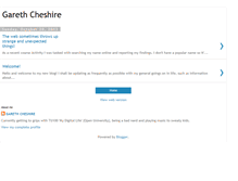 Tablet Screenshot of garethcheshire.blogspot.com