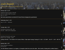 Tablet Screenshot of joshpowellqb.blogspot.com
