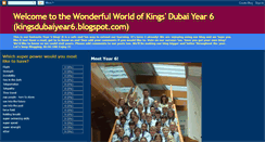 Desktop Screenshot of kingsdubaiyear6.blogspot.com