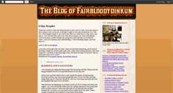 Desktop Screenshot of fairbloodydinkum.blogspot.com