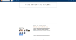 Desktop Screenshot of cineargentinoonline.blogspot.com