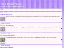 Tablet Screenshot of dipndotscreations.blogspot.com