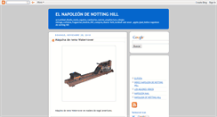 Desktop Screenshot of elnapoleondenottinghill.blogspot.com