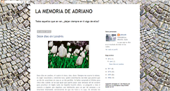Desktop Screenshot of lamemoriadeadriano.blogspot.com