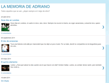 Tablet Screenshot of lamemoriadeadriano.blogspot.com