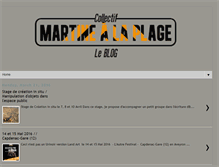 Tablet Screenshot of martinealaplage.blogspot.com