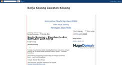 Desktop Screenshot of kerjakosong-jawatankosong.blogspot.com