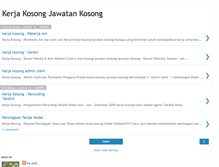 Tablet Screenshot of kerjakosong-jawatankosong.blogspot.com