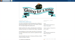 Desktop Screenshot of goingforasongjumble.blogspot.com