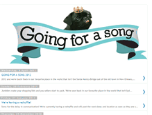 Tablet Screenshot of goingforasongjumble.blogspot.com