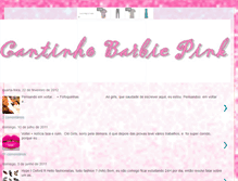 Tablet Screenshot of cantinhobarbiepink.blogspot.com