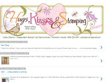 Tablet Screenshot of hugskissesandstamping.blogspot.com