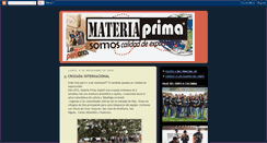 Desktop Screenshot of materiaprimainternacional.blogspot.com