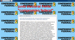 Desktop Screenshot of juntaelectoralcompromisofederal.blogspot.com