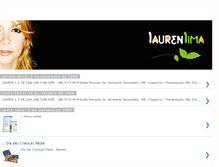 Tablet Screenshot of laurenlima.blogspot.com