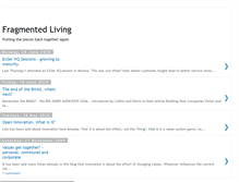 Tablet Screenshot of fragmentedliving.blogspot.com