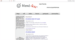 Desktop Screenshot of friend-less.blogspot.com