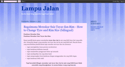 Desktop Screenshot of lampujalan.blogspot.com
