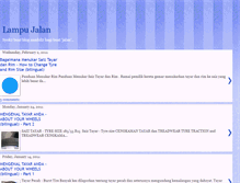 Tablet Screenshot of lampujalan.blogspot.com
