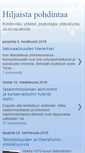 Mobile Screenshot of hiljaistapohdintaa.blogspot.com
