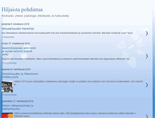 Tablet Screenshot of hiljaistapohdintaa.blogspot.com