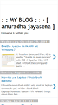 Mobile Screenshot of anuradhaj.blogspot.com