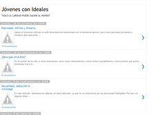 Tablet Screenshot of jovenesconideales.blogspot.com