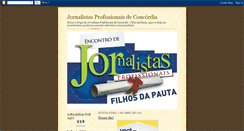 Desktop Screenshot of jornalistasprofissionaiscda.blogspot.com