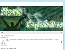 Tablet Screenshot of menteeespirito.blogspot.com