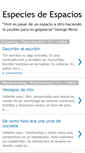 Mobile Screenshot of especiesdeespacios.blogspot.com