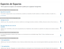 Tablet Screenshot of especiesdeespacios.blogspot.com