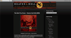 Desktop Screenshot of heavenandhellbrasil.blogspot.com