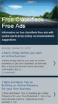 Mobile Screenshot of free-classifieds-free-ads.blogspot.com