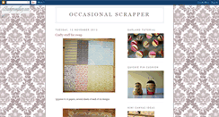 Desktop Screenshot of occasionalscrapper.blogspot.com