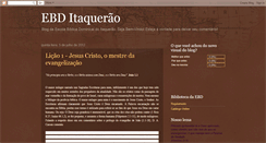 Desktop Screenshot of ebditaquerao.blogspot.com