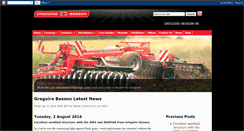 Desktop Screenshot of gregoire-besson-news.blogspot.com
