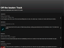 Tablet Screenshot of offthebeatentracksl.blogspot.com