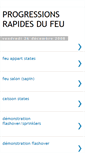Mobile Screenshot of progressions-rapides-du-feu.blogspot.com