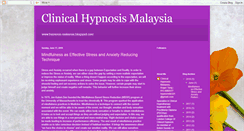 Desktop Screenshot of hypnosis-malaysia.blogspot.com