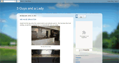 Desktop Screenshot of 3guysandalady.blogspot.com