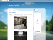 Tablet Screenshot of 3guysandalady.blogspot.com